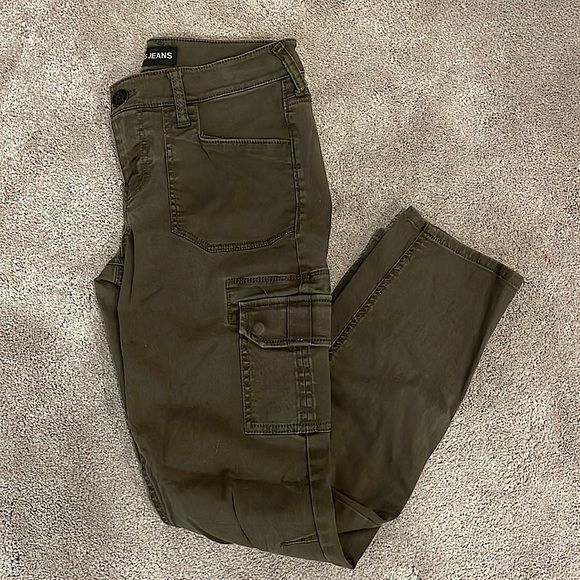 Express Pants & Jumpsuits Army Green Cargo Pants Poshmark